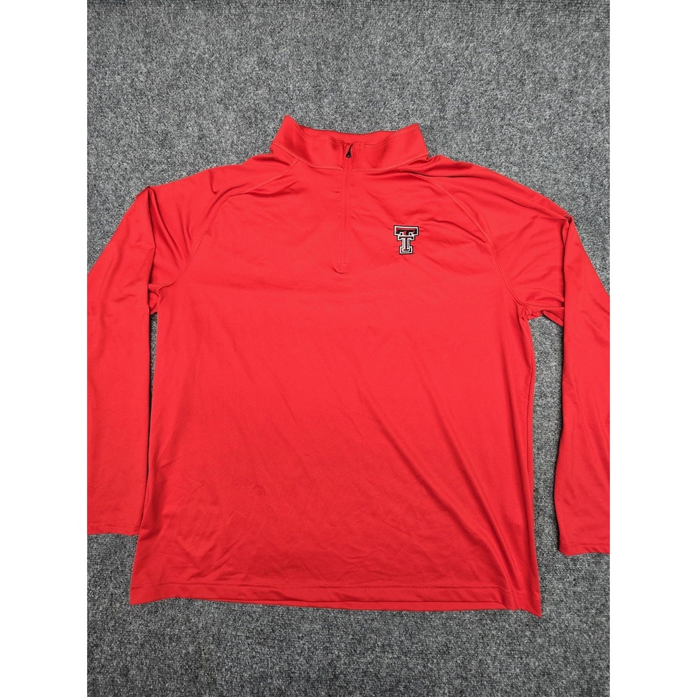 Texas Tech Red Raiders Quarter Zip Pullover Mens 3XL NCAA Football Under Armour